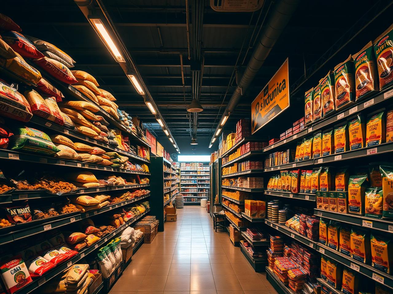 Inside Asia Mart Debrecen